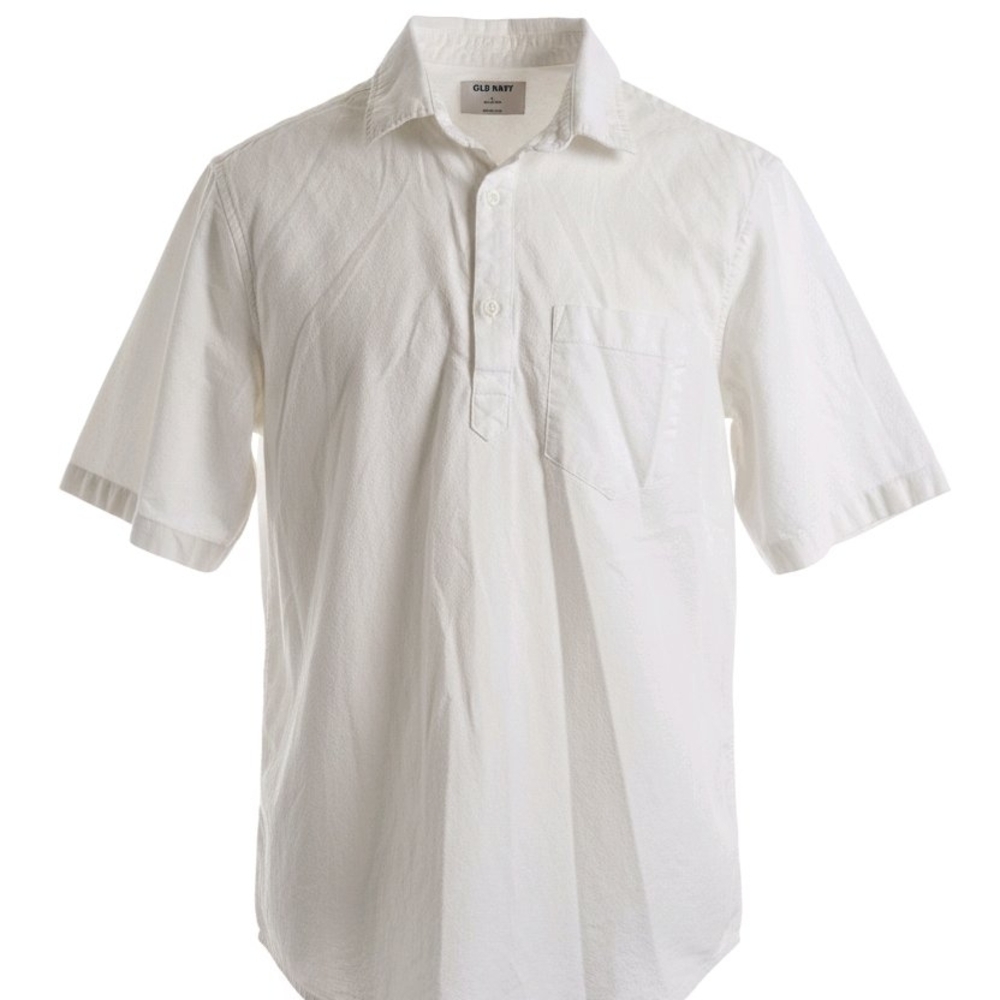 Old Navy Men's Casual White Button Down Shirt